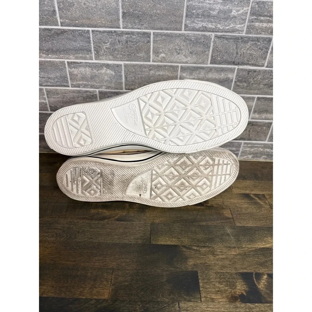 Converse Chuck Taylor All Star Hi Suede Leopard Print Tan Sneakers Wmns 12 Mn 10 - Picture 10 of 10